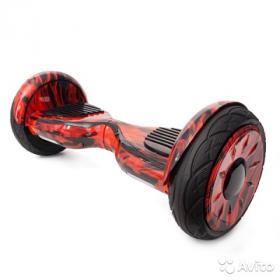 Гироскутер Smart Balance Wheel SUV 10.5 Premium с колонками + самобалансир оранжевый огонь
