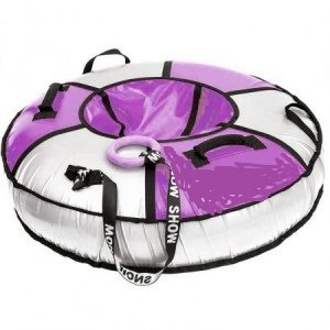 Тюбинг Snow Show Элит 120 см фиолетовый/серебро