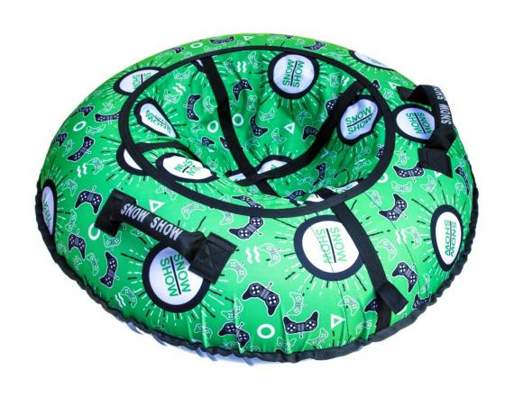 Тюбинг Snow Show "Геймер green" D- 120 см