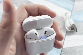 Наушники bluetooth inpods metall, белый