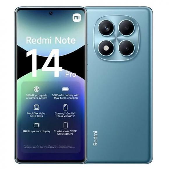 Смартфон Xiaomi Redmi Note 14 Pro 4G 12/256Gb Ocean Blue